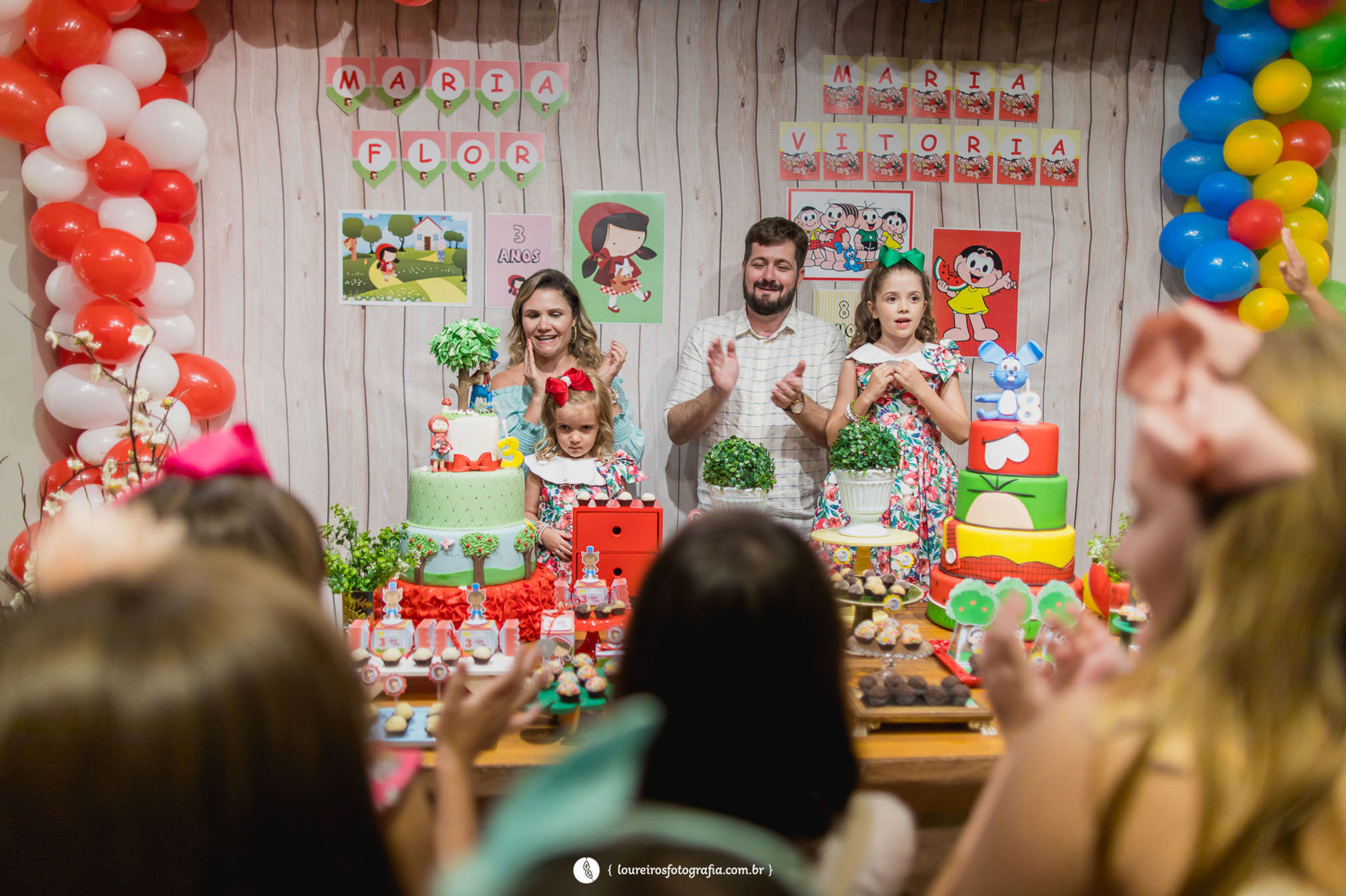 Foto Festa Infantil . Maria Vitória 8 anos e Maria Flor 3 anos . Turma da Mônica . Chapeuzinho Vermelho . Na Brinca Foto Festa Infantil . Maria Vitória 8 anos e Maria Flor 3 anos . Turma da Mônica . Chapeuzinho Vermelho . Na Brinca - Imagem 72