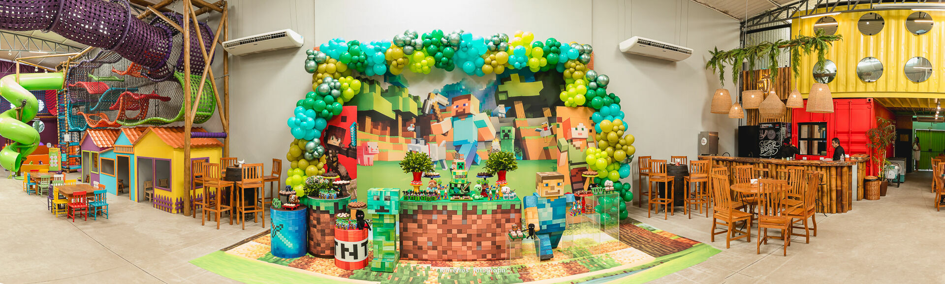 Pin em festa minecraft