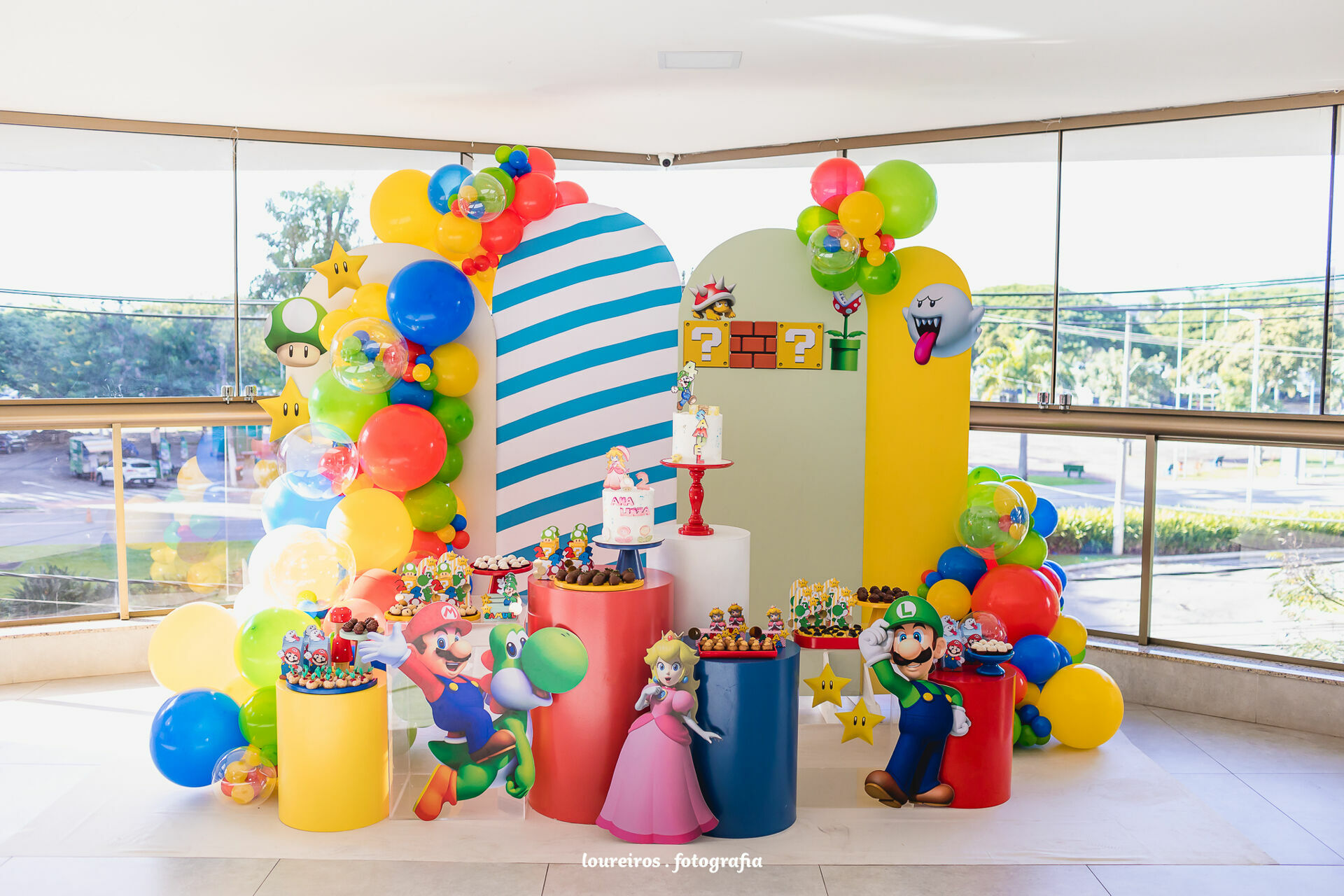 Foto Aniversário Infantil . Ana Luiza e Samuel 2 e 4 anos . Super Mario . Vitória ES Foto Aniversário Infantil . Ana Luiza e Samuel 2 e 4 anos . Super Mario . Vitória ES - Imagem 3