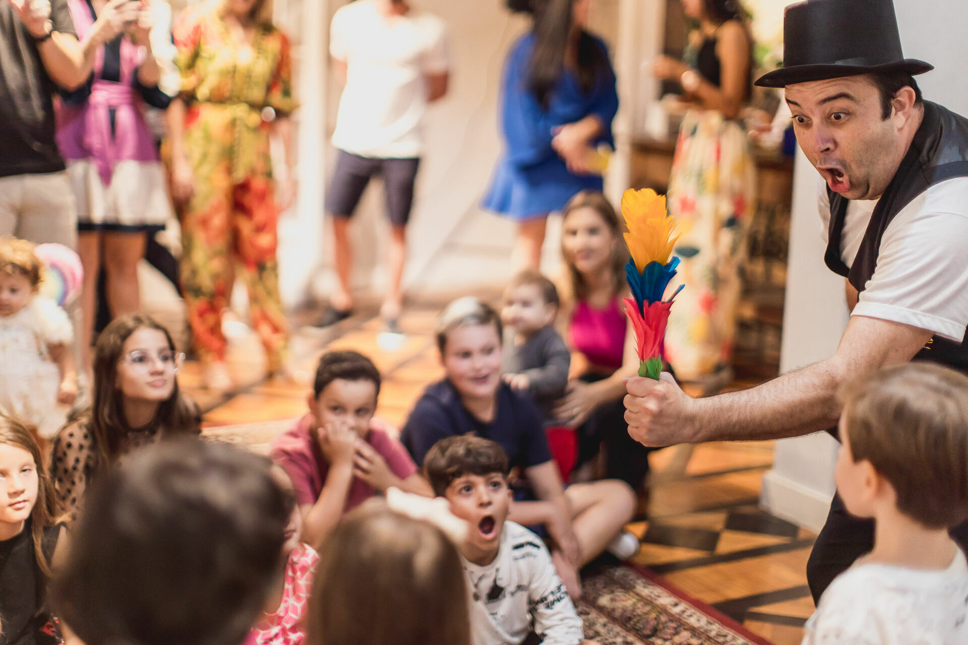 Foto Festa Infantil . Bella 1 ano . Jardim . Casa Dugê . Vitória - ES - Imagem 51