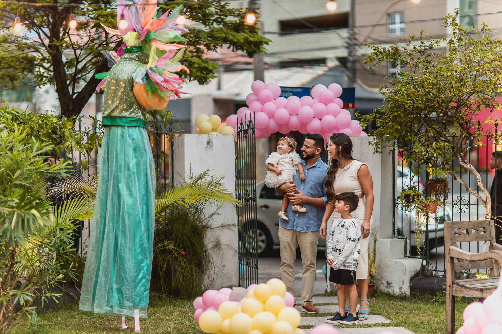 Foto Festa Infantil . Bella 1 ano . Jardim . Casa Dugê . Vitória - ES - Imagem 13
