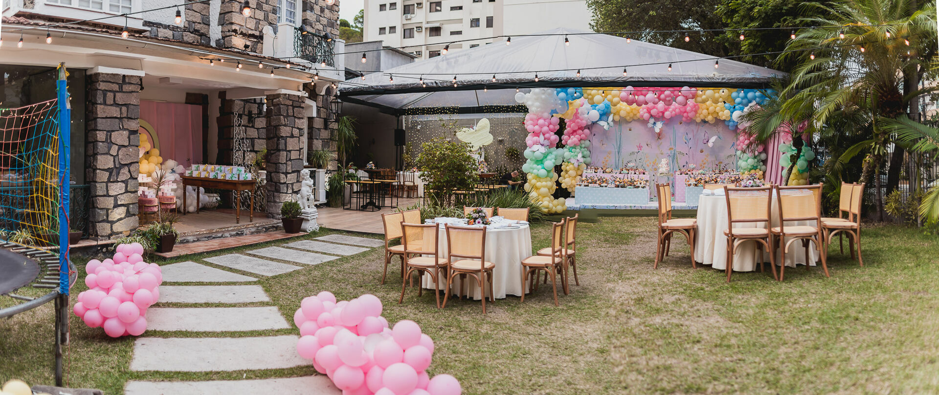 Foto Festa Infantil . Bella 1 ano . Jardim . Casa Dugê . Vitória - ES - Imagem 4