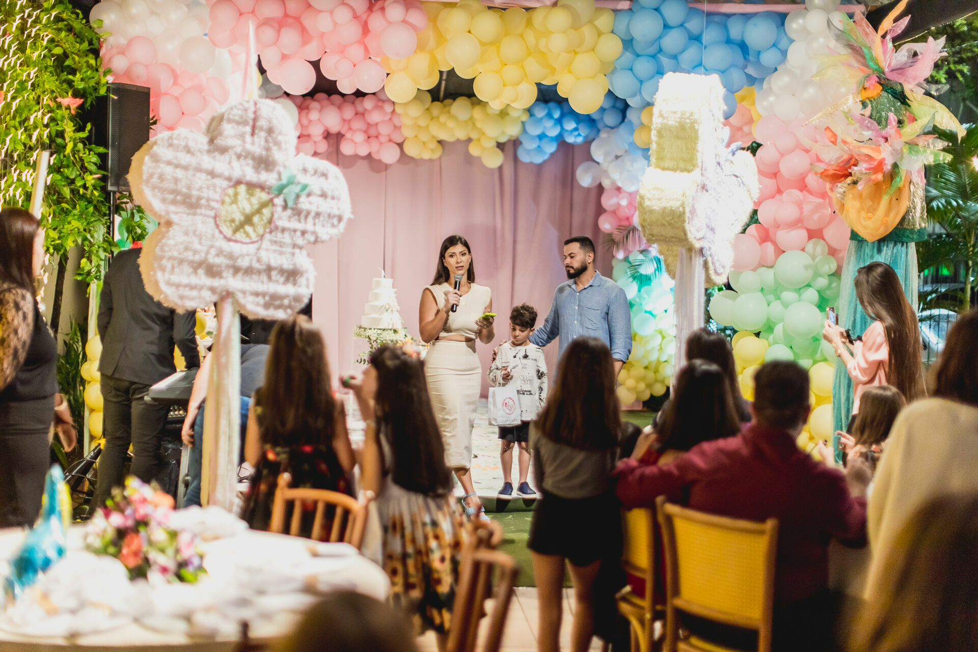 Foto Festa Infantil . Bella 1 ano . Jardim . Casa Dugê . Vitória - ES - Imagem 60