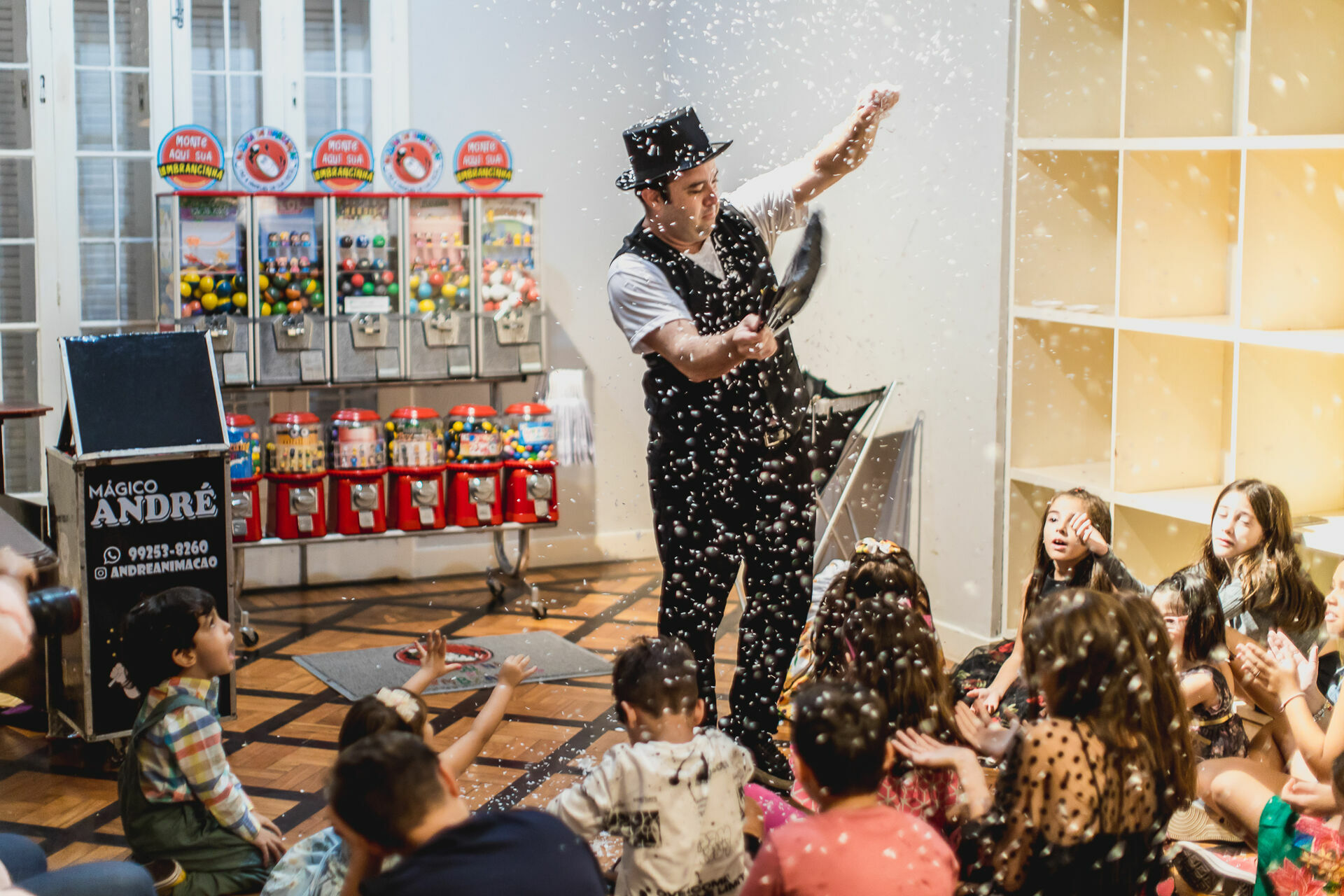 Foto Festa Infantil . Bella 1 ano . Jardim . Casa Dugê . Vitória - ES - Imagem 54