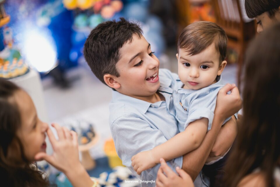 Festa Infantil . Rafael e Gabriel 9 e 1 ano . Planetas . Vila Pindô . Serra - ES
