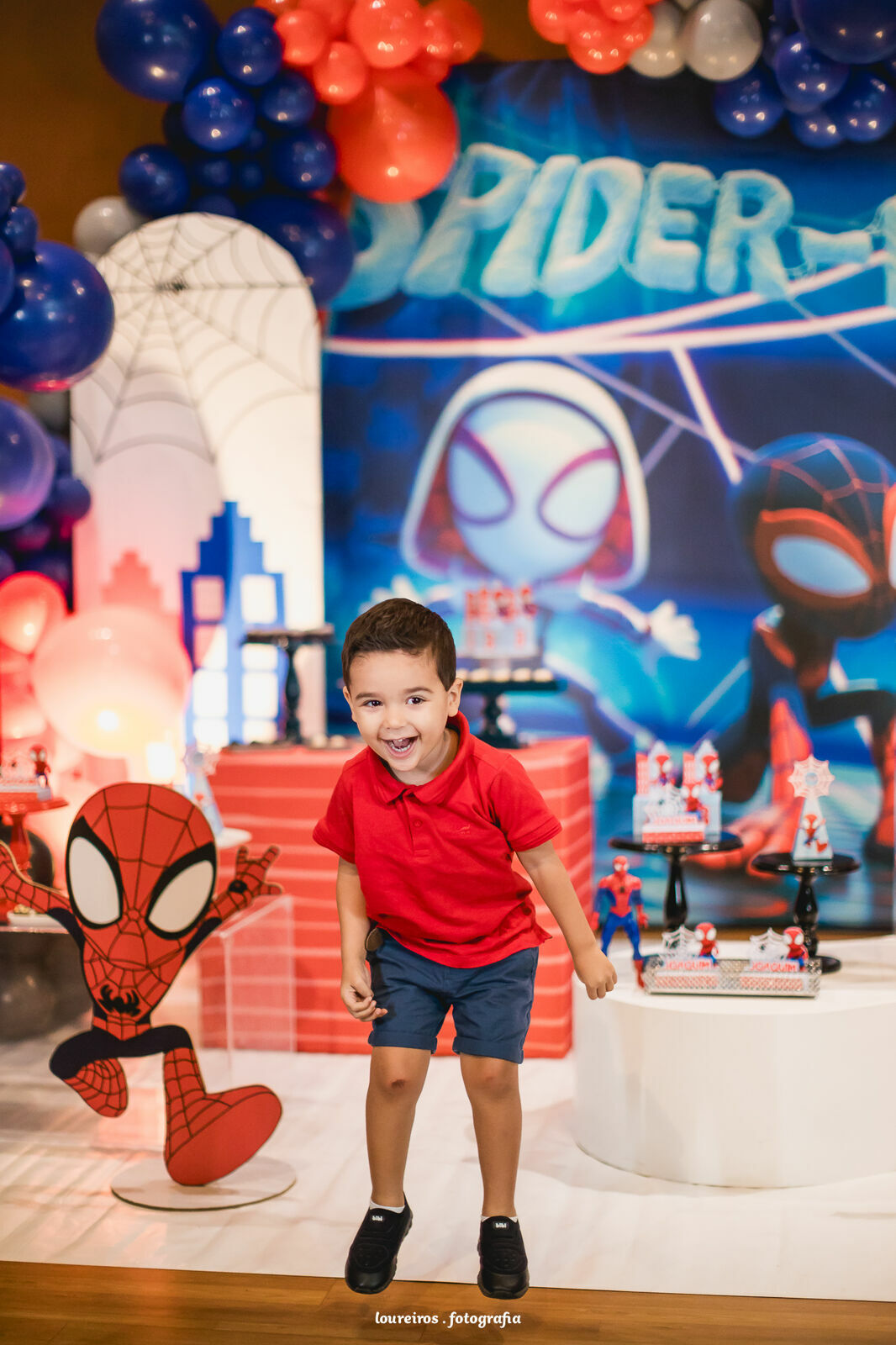 Foto Festa Infantil . Joaquim 3 anos . Homem Aranha . Casa Auá . Vitória -ES Foto Festa Infantil . Joaquim 3 anos . Homem Aranha . Casa Auá . Vitória -ES - Imagem 1